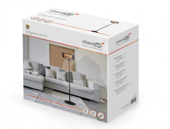 Infraraudonųjų spindulių šildytuvas Standart LOH-18E2, 2 kW