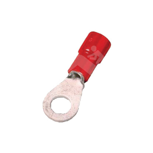 Izoliuotas kilpinis kabelio antgalis, 10 mm², M6, INTERCABLE