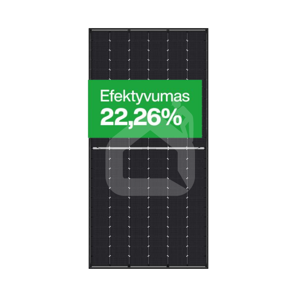 Jinko 575Wp 2278x1134x30 mm, BIFACIAL (stiklas/stiklas), BLACK FRAME