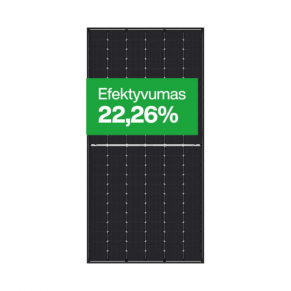Jinko 575Wp 2278x1134x30 mm, BIFACIAL (stiklas/stiklas), BLACK FRAME