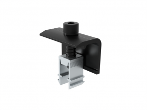 Saulės modulio šoninis laikiklis, įstatomas, 30 mm, juodas