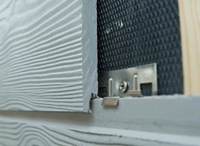 Stiprinājuma skavas ar skrūvēm, Cedral Click, 250 gab.