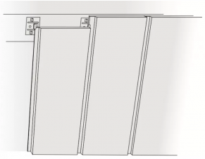 Stiprinājuma skavas ar skrūvēm, Cedral Click, 250 gab.