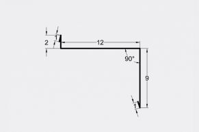 Kamino kepurė 12x9 cm, dažyta matinė