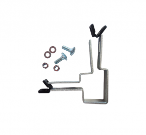 Skava segmentam 60x40x3 mm, stūra, karsti cinkota, NEMONTĒTA