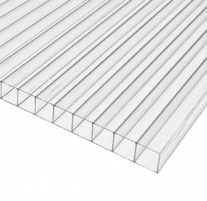 Kanalinis polikarbonatas 10 mm, skaidrus, 2, 3 m