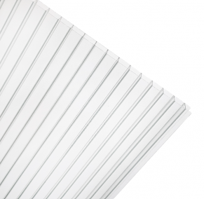 Kanalinis polikarbonatas 16 mm, skaidrus, 4, 6 m