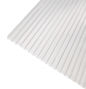 Kanalinis polikarbonatas 4 mm, skaidrus, 4, 6 m