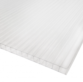 Kanalinis polikarbonatas 6 mm, skaidrus, 2, 3 m