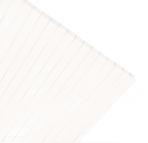 Kanalinis polikarbonatas Opal 10 mm, baltas, 4, 6 m