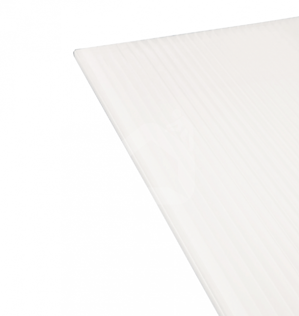 Kanalinis polikarbonatas Opal 10 mm, baltas, 2, 3 m