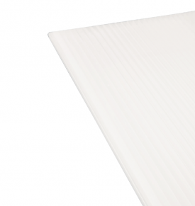 Kanalinis polikarbonatas Opal 10 mm, baltas, 2, 3 m