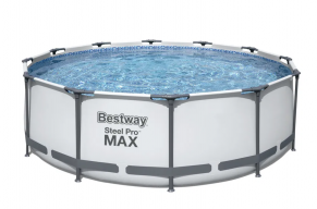 Karkasinis baseinas STEEL PRO MAX su priedais, 366x100 cm, 56418