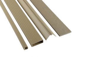 WPC vertikalios tvoros lentjuostės, 1230 mm