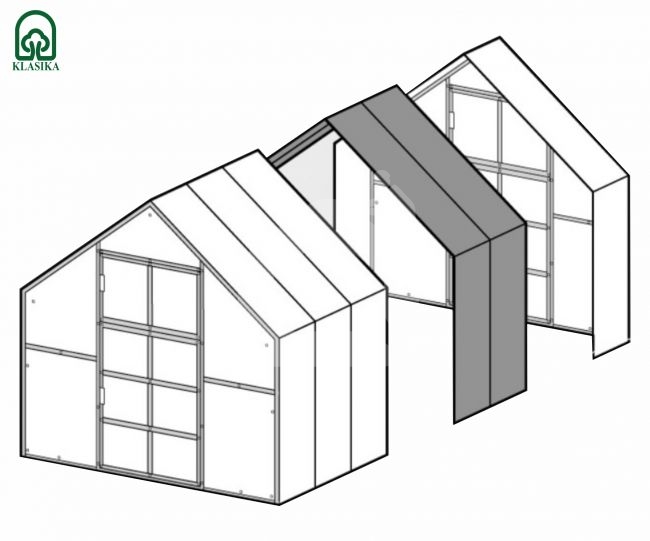 Šiltnamis HOUSE 3 (7,45 m²)