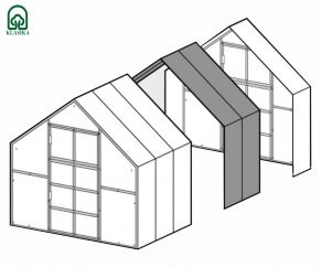 Šiltnamis HOUSE 2 (4,98 m²)