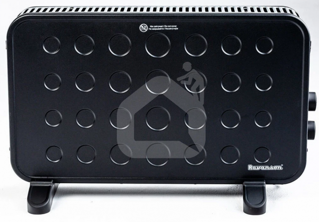 Konvekcinis radiatorius Ravanson CH-9000BT, 2 kW, juodas
