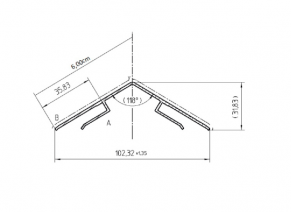 Kraigas 6 mm, aliuminis