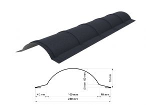 Čerpinis kraigas, apvalus, matinis poliesteris (SSAB PURAL BT MATT)