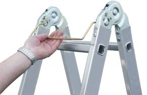 KRAUSE multifunkcinės alium. kopėčios TriMatic (2x6 pakopų) 129901