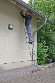 KRAUSE multifunkcinės alium. kopėčios TriMatic (2x8 pakopų) 129918