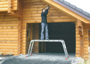 KRAUSE multifunkcinės alium. kopėčios MultiMatic (4x3 pakopų) 120632