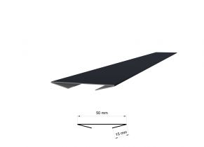 Apdailos profilis 1,5 cm x 5 cm x 1,5 cm, 0,45 mm