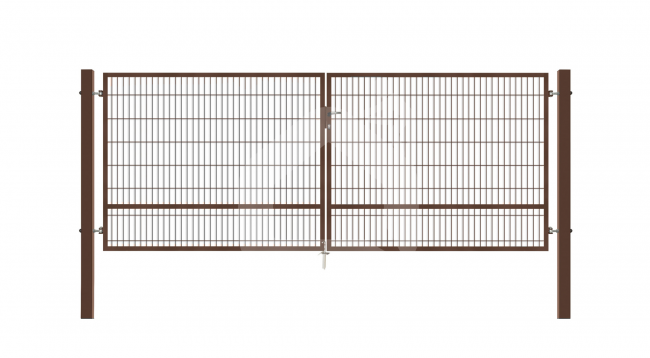 Vartai, 5 mm segmento užpildu, dviveriai, 5000x1500 mm