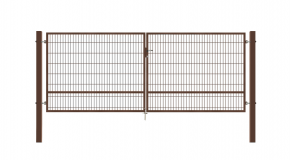 Vartai, 5 mm segmento užpildu, dviveriai, 5000x1500 mm