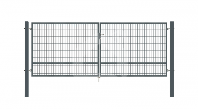 Vartai, 5 mm segmento užpildu, dviveriai, 5000x1500 mm