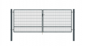 Vartai, 5 mm segmento užpildu, dviveriai, 5000x1500 mm