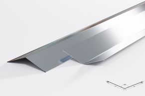Dekoratyvinė sąlajos uždanga 14cm x 14cm, 135°, cinkas