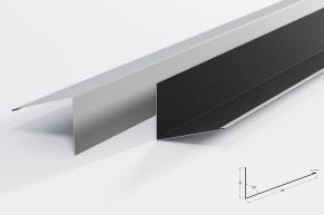 Kamino viršaus prieglauda, 70°, 12cm x 28cm, dažyta matinė