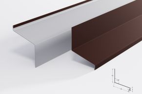 Kamino priekinė prieglauda, 10x12 cm, 110°, dažyta blizgi