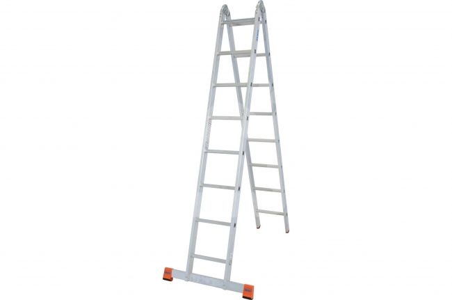KRAUSE multifunkcinės alium. kopėčios TriMatic (2x8 pakopų) 129918