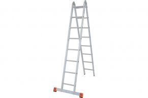KRAUSE multifunkcinės alium. kopėčios TriMatic (2x8 pakopų) 129918