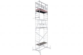 KRAUSE profesionalūs statybiniai aliuminiai pastoliai ClimTec 2 aukštas 710147