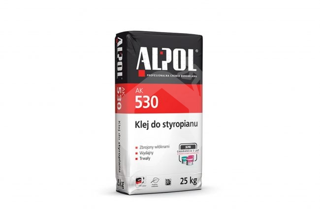 Polistirolio klijavimo mišinys Alpol AK530, 25kg.
