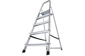 KRAUSE buitinės aliuminės kopėčios (5 pakopų) 00729