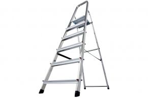 KRAUSE buitinės Aliuminės Kopėčios (6 pakopų) 00736