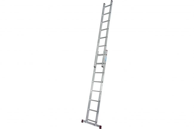 KRAUSE ištraukiamos aliuminės kopėčios (2x8 pakopų) 032089