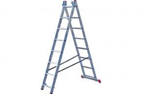 KRAUSE universalios aliuminės kopėčios (3x8 pakopų) 030382