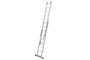 KRAUSE universalios aliuminės kopėčios (3x9 pakopų) 030399