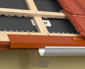 Laštakis iš aliuminio EAVES PLANK PLUS 63x120x2000, 0.50 mm