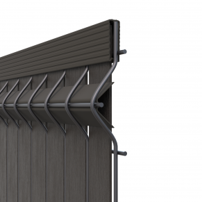 WPC vertikalios tvoros lentjuostės, 1530 mm