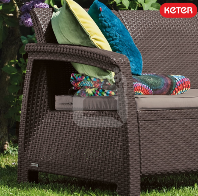 Trivietė sofa CORFU LOVE SEAT MAX