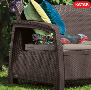 Trivietė sofa CORFU LOVE SEAT MAX