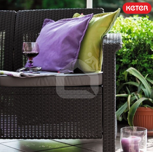Trivietė sofa CORFU LOVE SEAT MAX