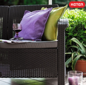 Trivietė sofa CORFU LOVE SEAT MAX