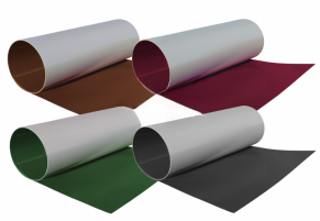 Lygi skarda su plėvele 0.55 mm, SSAB PURAL BT MATT